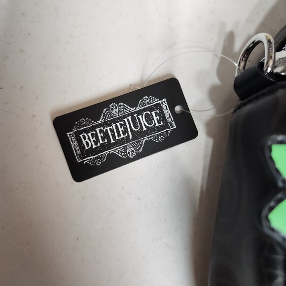 NWT Buckle Down Horror Movie Vegan Leather Beetlejuice Chibi Mini Crossbody Bag - Picture 6 of 16